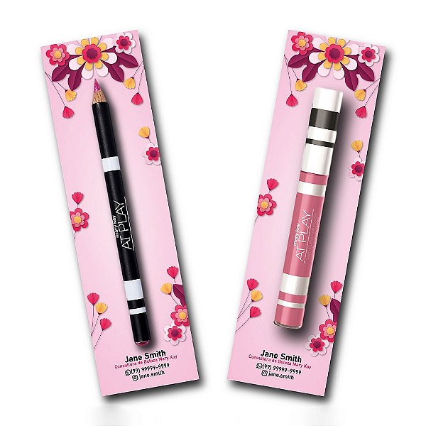 Cartão Lapis/Batom 1