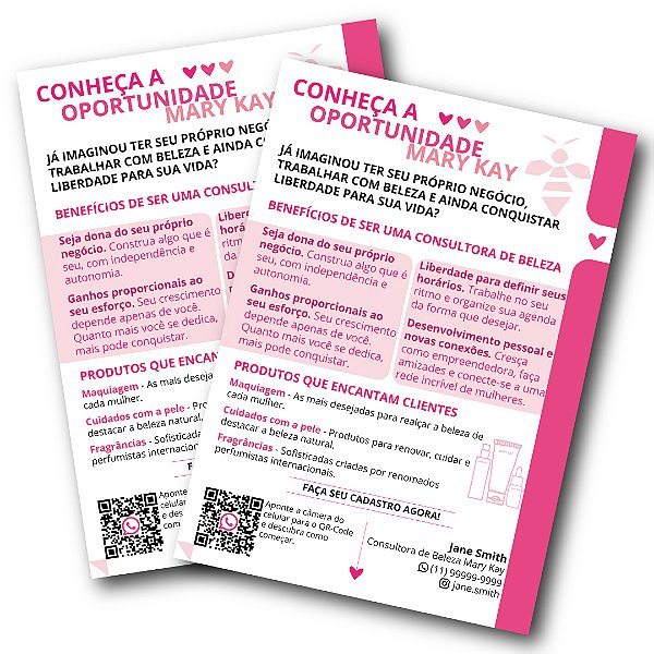 Folheto Oportunidade MK (Personalizado)