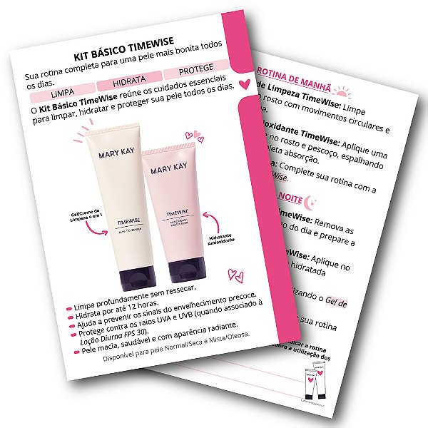 Folheto Kit Básico Timewise