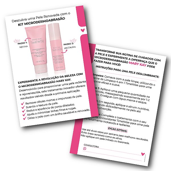 Folheto Microdermoabrasão