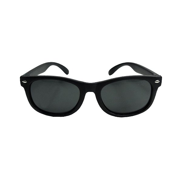Óculos de Sol com Proteção UV Quadrado Preto