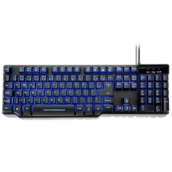 Teclado Gamer Semi Mecanico Warrior Razmig Tc196