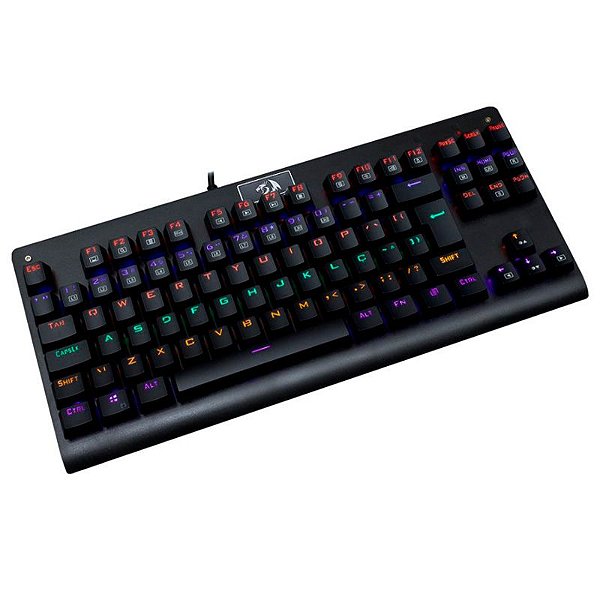 Teclado Gamer Mecanico Redragon Dark Avenger RGB Rainbow - K568R