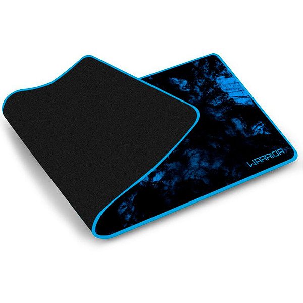 Mousepad Gamer Warrior Ac303 Azul Para Teclado E Mouse