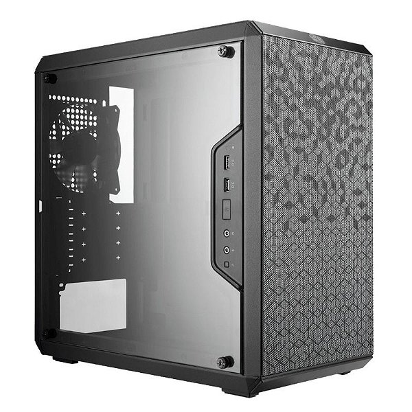 Gabinete Gamer Cooler Master Masterbox Preto Com Lateral em acrílico - MCB-Q300L-KANN-S00