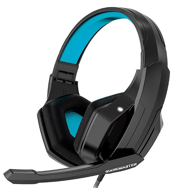 Headset Gamer K-MEX Gaming Master ARS32 P2 Preto/Azul - ARS3