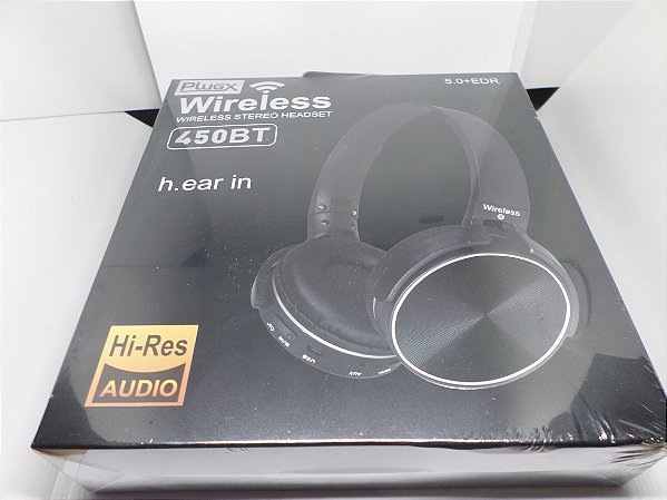 Fone De Ouvido Bluetooth PlugX 450BT - Cores sortidas - jheamagazine