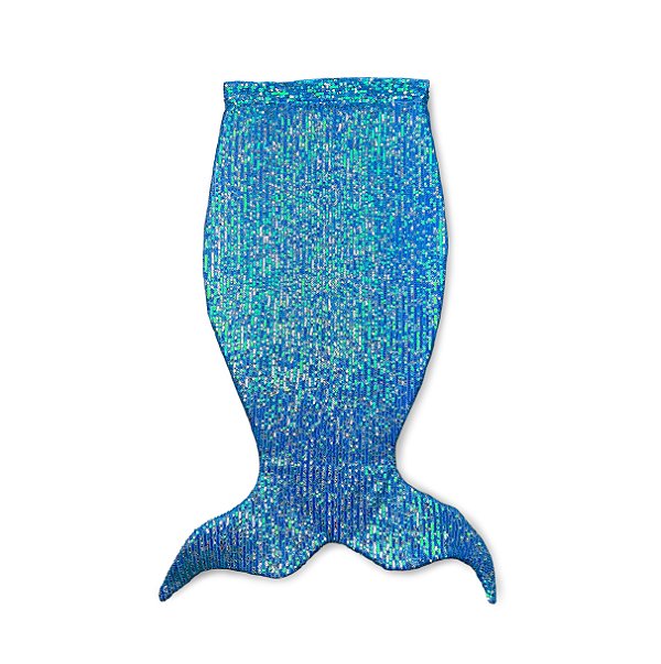 Fantasia Infantil -  Calda Sereia em paetês - Azul
