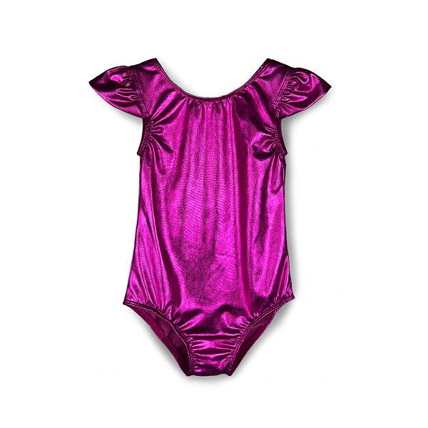 Body collant metalizado - Pink