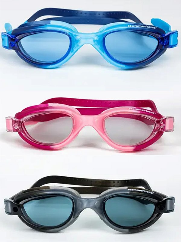 Óculos de Natação Hammerhead Phantom – Antifog, UV, Conforto