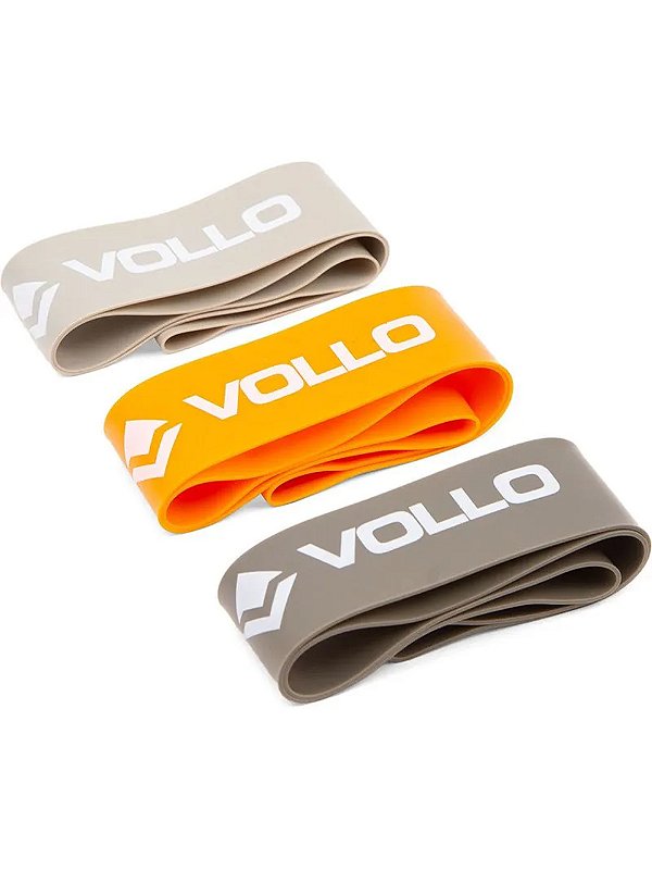 Kit 3 Mini Faixas Vollo – Funcional, Pilates e Academia