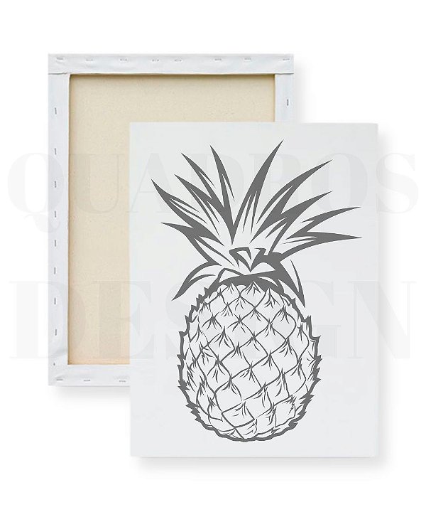 Tela Infantil para Pintar - Abacaxi