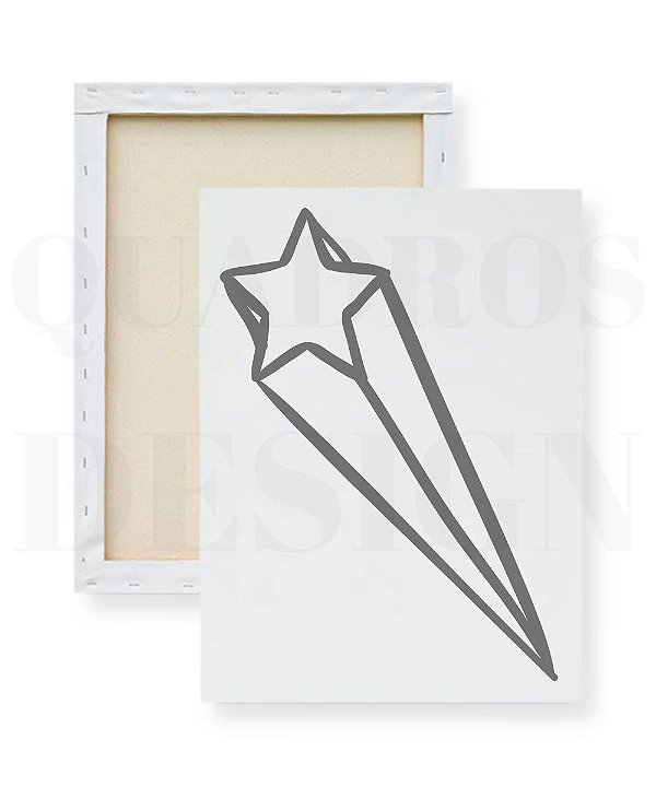 Tela para Pintura Infantil - Estrela Cadente