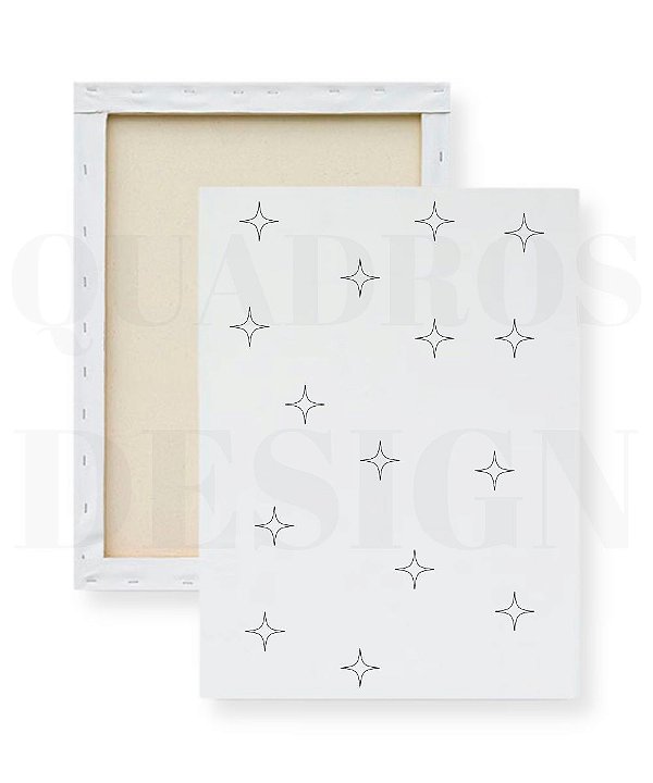 Tela para Pintura Infantil - Estrelas