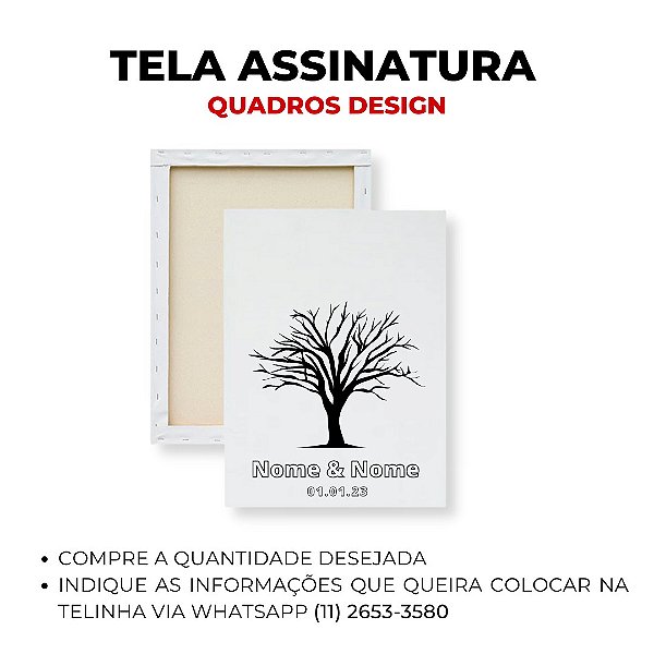 Tela Árvore Assinatura - Modelo 1