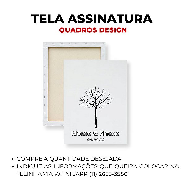 Tela Árvore Assinatura - Modelo 2