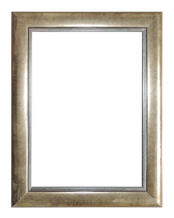 Molduras para Fotos - 0386 Prata (Somente a Moldura)