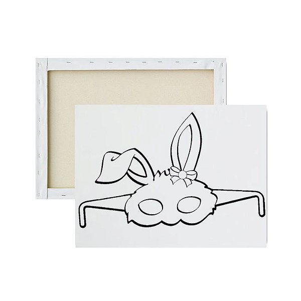 Tela para pintura infantil - Coelhinho