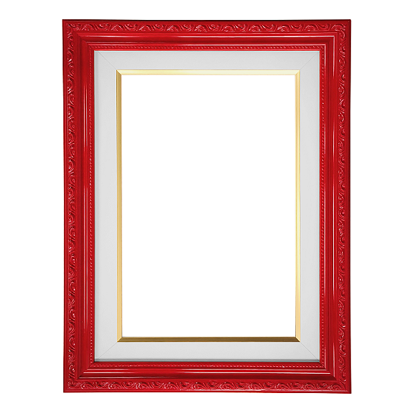 Moldura Vermelha para Quadros e Telas 0058 - Linha Clean