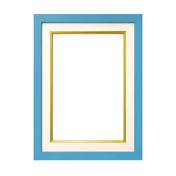 Moldura Azul Clara para Quadros e Telas 2017 - Linha Clean