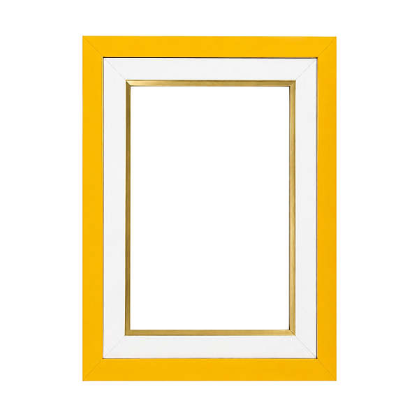 Moldura Amarela para Quadros e Telas 2017 - Linha Clean