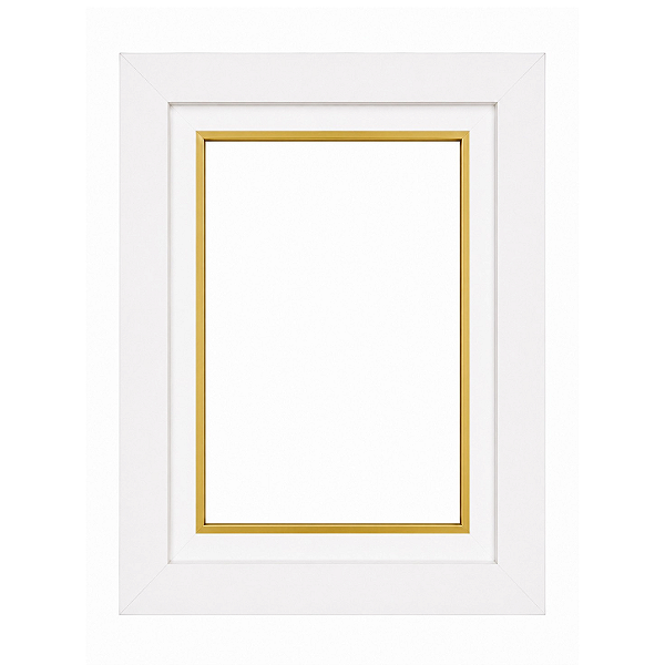 Moldura para Quadros e Telas 0011 Branca - Linha Clean