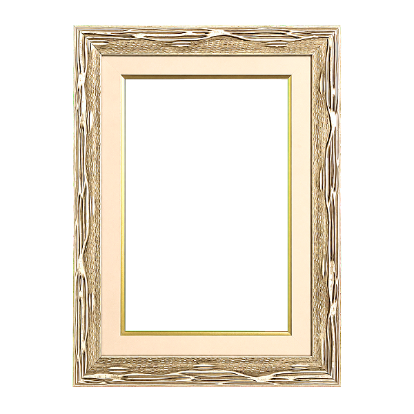 Moldura Bege para Quadros e Telas 0171 - Linha Suave