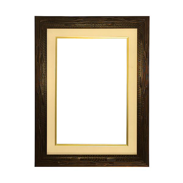 Moldura Marrom para Quadros e Telas 0171 - Linha Rústica