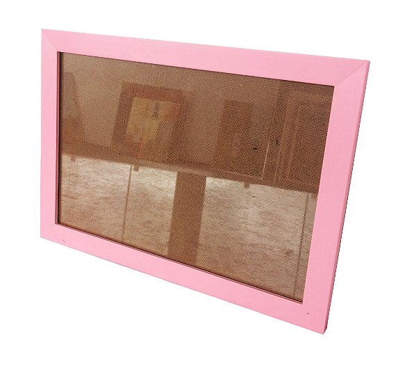 Moldura para Certificado Rosa com Vidro