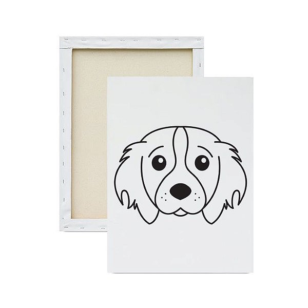 Tela Infantil para Pintar - Cachorro