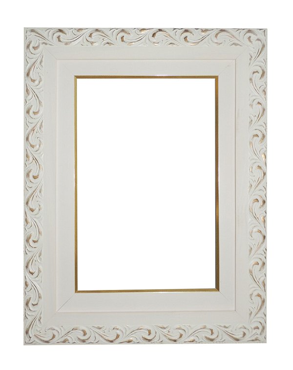 Molduras para Quadros - 0397 Branco Provençal