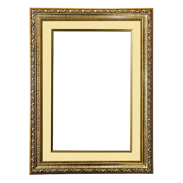 Moldura Dourada para Quadros e Telas 0058 - Linha Clássica