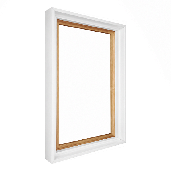 Moldura Para Painel Branca 0219 - Canaleta