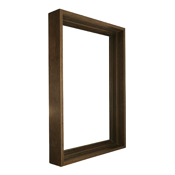 Moldura Para Painel Marrom 0219 - Canaleta
