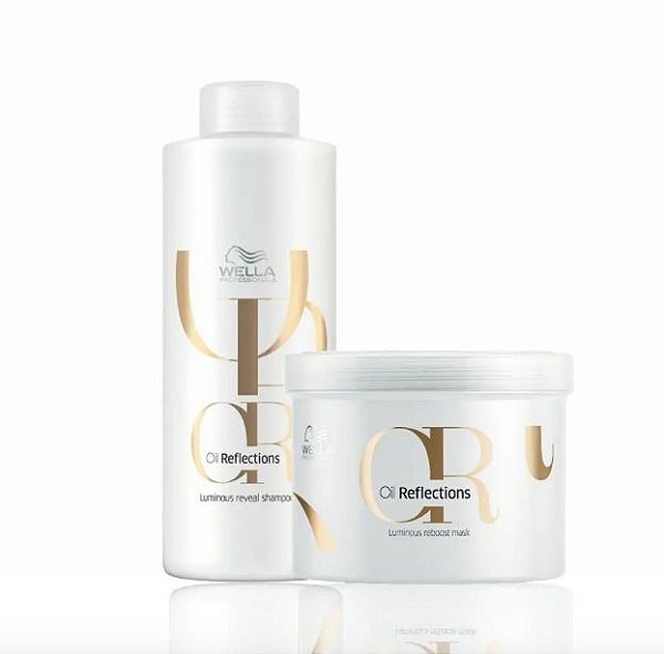 WELLA  OIL REFLECTIONS - SHAMPOO + MÁSCARA CAPILAR SHAMPOO(1L) / MÁSCARA 500ML