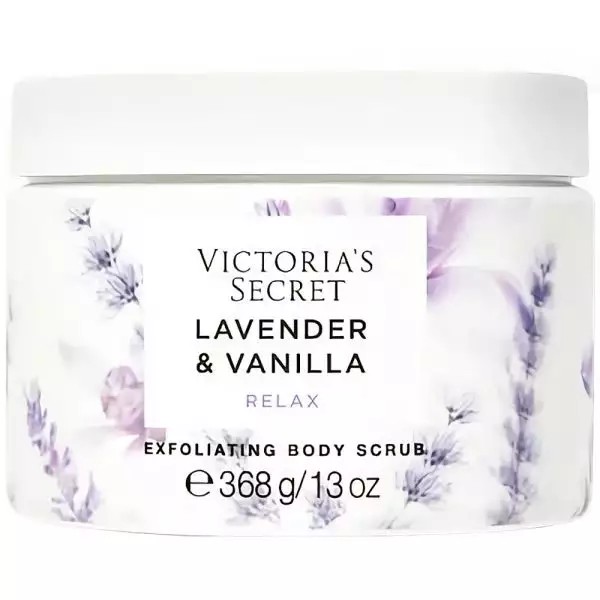 VICTORIA SECRETS LAVANDER & VANILLA RELAX EXFOLIATING BODY SCRUB 368g