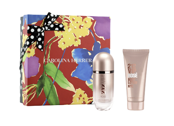 KIT CAROLINA HERRERA VIP ROSÉ 80ML EAU DE PARFUM + BODY LOTION 100ML