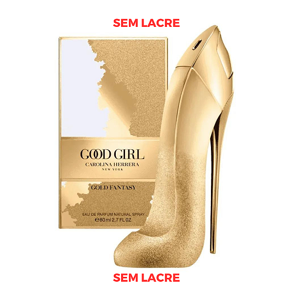 CAROLINA HERRERA GOOD GIRL GOLD FANTASY FEMININO EAU DE PARFUM 80ml - SEM LACRE