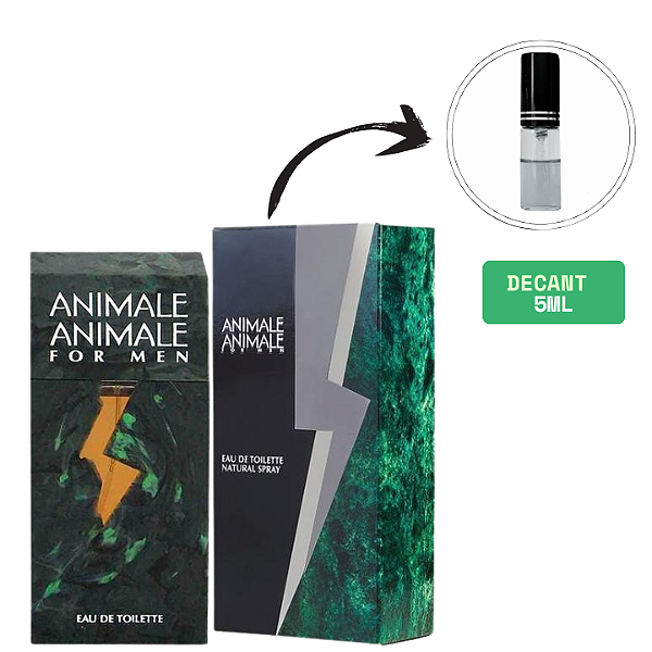 (DECANT) ANIMALE ANIMALE EAU DE TOILETTE MASCULINO 5ML