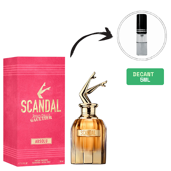 (DECANT) JEAN PAUL GAULTIER SCANDAL ABSOLU PARFUM CONCENTRÉ FEMININO 5ML