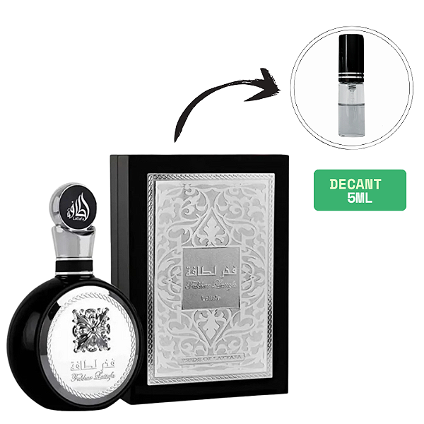 (DECANT) LATTAFA FAKHAR BLACK EAU DE PARFUM MASCULINO 5ML