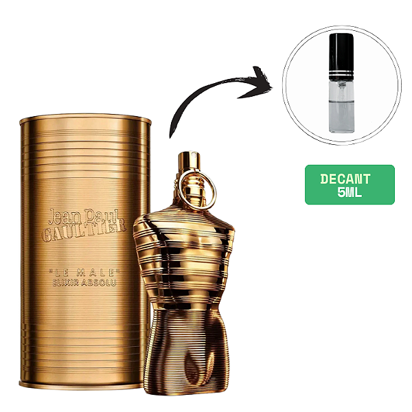 (DECANT) JEAN PAUL GAULTIER LE MALE ELIXIR ABSOLU EAU DE PARFUM MASCULINO 5ML