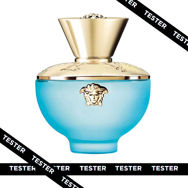 TESTER VERSACE DYLAN TURQUOISE FEMININO EAU DE TOILETTE 100ML