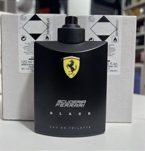 SCUDERIA TESTER  FERRARI BLACK 125ML MASCULINO