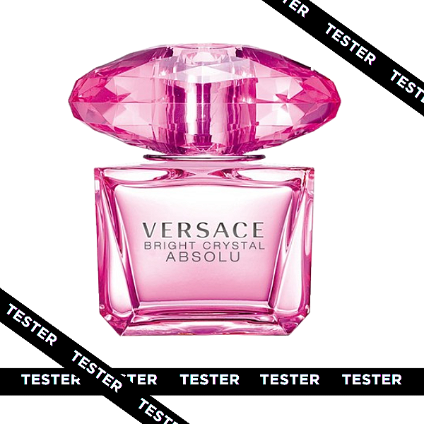 TESTER VERSACE BRIGHT CRYSTAL ABSOLUT FEMININO 90ML (SEM TAMPA)