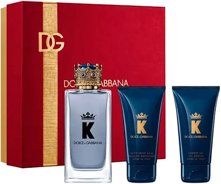 KIT DOLCE GABBANA KING MASCULINO EAU DE TOILETTE 100ML + AFTER SHAVE 50ML + SHOWER 50ML