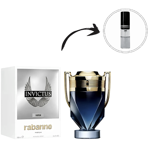 (DECANT) PACO RABANNE INVICTUS PARFUM MASCULINO