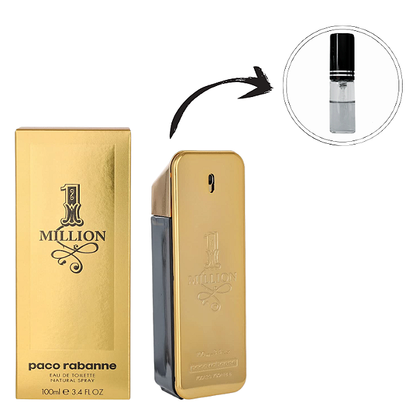 (DECANT) RABANNE 1 MILLION MASCULINO EAU DE TOILETTE