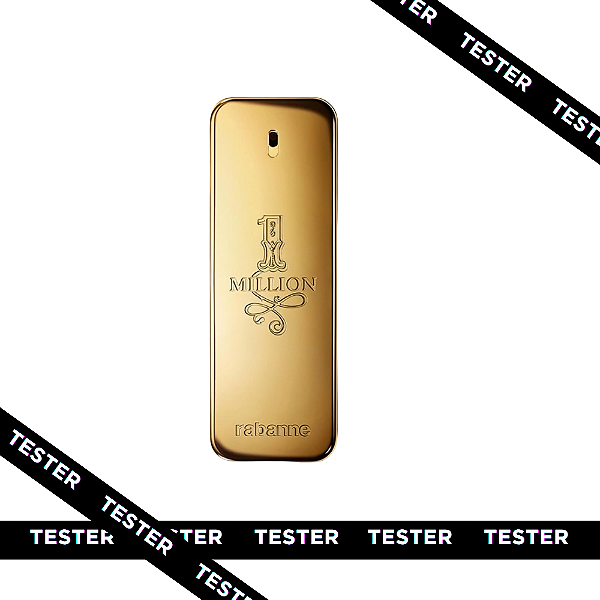 TESTER PACO RABANNE 1 MILLION MASCULINO EAU DE TOILETTE 100ML