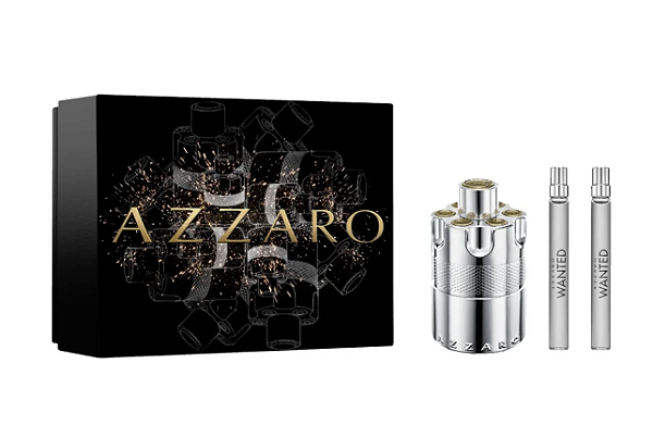 KIT PERFUME AZZARO WANTED 100ML EDP +2 TRAVEL SIZE 10ML